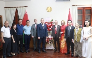 Hiệp hội VARISME thăm và chúc mừng ngày Lễ Độc lập Đại sứ quán Cộng hòa Belarus tại Việt Nam