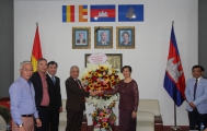 Hiệp hội VARISME chúc tết cổ truyền Chol Chhnam Thmey Đại sứ quán Campuchia tại Việt Nam